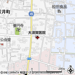 静岡県浜松市中央区笠井町103周辺の地図