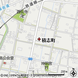 静岡県浜松市中央区積志町878周辺の地図