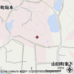兵庫県神戸市北区山田町坂本西畑周辺の地図