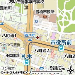 日本政策金融公庫　豊橋支店国民生活事業周辺の地図