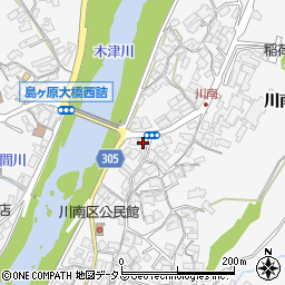 川本酒たばこ店周辺の地図