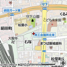 愛知県豊橋市花田町石塚51周辺の地図