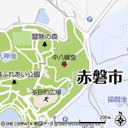 中八幡宮周辺の地図
