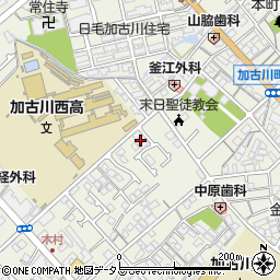 兵庫県加古川市加古川町本町110周辺の地図