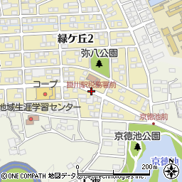 掛川駅税務署前周辺の地図