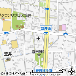 静岡県浜松市中央区笠井町1231周辺の地図