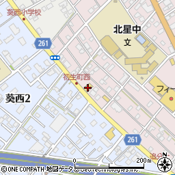 ガスト浜松初生店周辺の地図