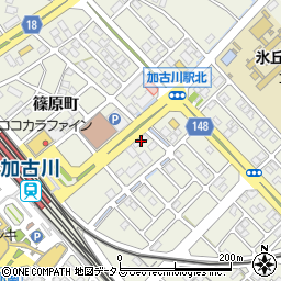 浜学園加古川教室周辺の地図
