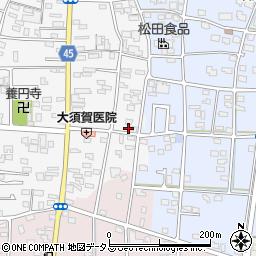 静岡県浜松市中央区笠井町72周辺の地図