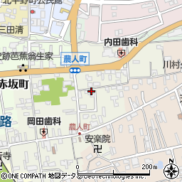 三重県伊賀市上野農人町513-1周辺の地図