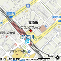 満マル 加古川店周辺の地図