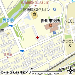 掛川市役所　青少年補導センター周辺の地図