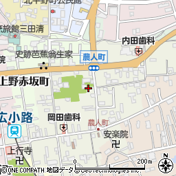 三重県伊賀市上野農人町359周辺の地図