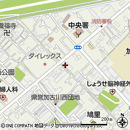 読売新聞加古川通信部周辺の地図