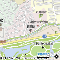 大阪府寝屋川市八幡台11周辺の地図
