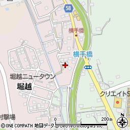 静岡県袋井市堀越1734周辺の地図