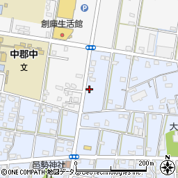 静岡県浜松市中央区大島町1175周辺の地図