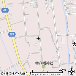 静岡県磐田市大久保595周辺の地図