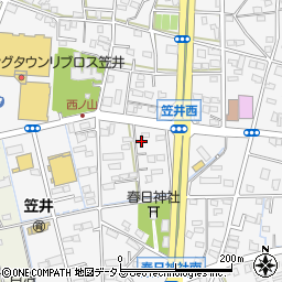 静岡県浜松市中央区笠井町1230周辺の地図