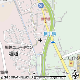 静岡県袋井市堀越1738周辺の地図