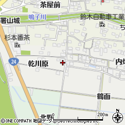 京都府木津川市山城町北河原乾川原25周辺の地図