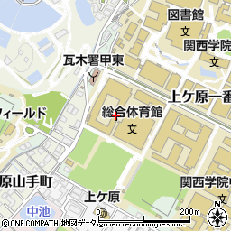三田屋本店関学店周辺の地図