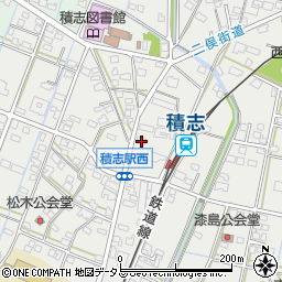 静岡県浜松市中央区積志町801周辺の地図