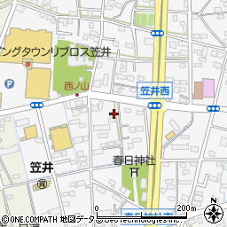 静岡県浜松市中央区笠井町1244周辺の地図