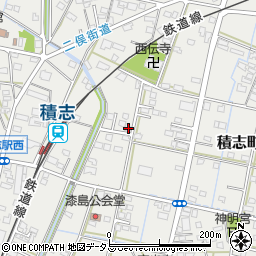 静岡県浜松市中央区積志町772周辺の地図