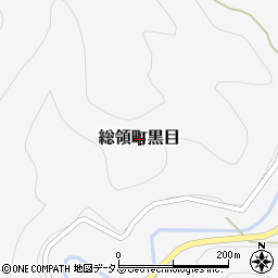 広島県庄原市総領町黒目周辺の地図