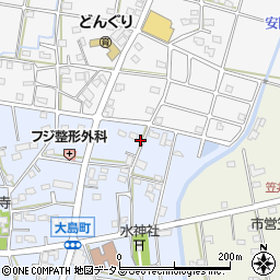 静岡県浜松市中央区大島町996周辺の地図