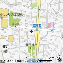 静岡県浜松市中央区笠井町1229周辺の地図
