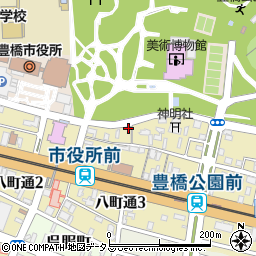 株式会社前山　豊橋営業所周辺の地図