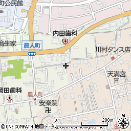 三重県伊賀市上野農人町525-1周辺の地図