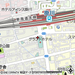 掛川グランドホテル　ビュッフェレストラン・シルクロード周辺の地図