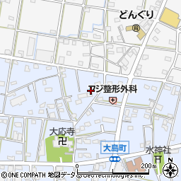 静岡県浜松市中央区大島町1060周辺の地図