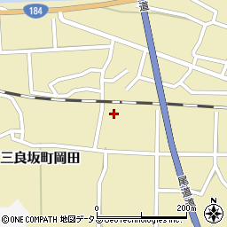 広島県三次市三良坂町岡田344周辺の地図