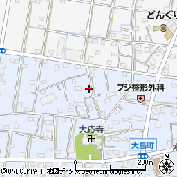 静岡県浜松市中央区大島町1090周辺の地図