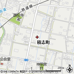 静岡県浜松市中央区積志町880周辺の地図