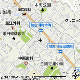 兵庫県加古川市加古川町本町30周辺の地図