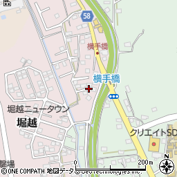 静岡県袋井市堀越1739周辺の地図