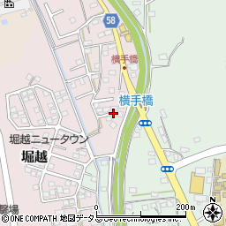 静岡県袋井市堀越1739周辺の地図