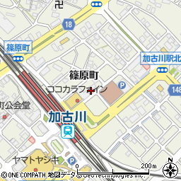 加古川駅南自転車駐車場周辺の地図