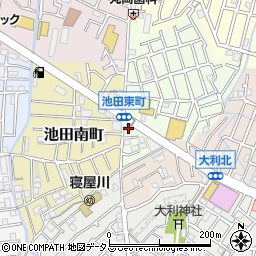 ドムール池田周辺の地図