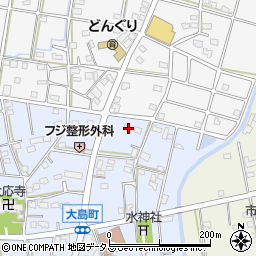 静岡県浜松市中央区大島町997周辺の地図