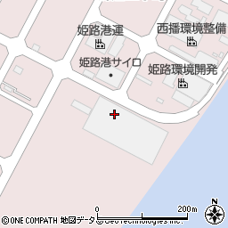 多木商事株式会社飾磨港倉庫周辺の地図