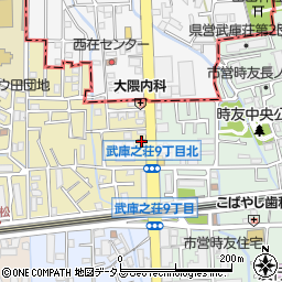 カレーハウスＣｏＣｏ壱番屋尼崎西昆陽店周辺の地図