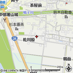 京都府木津川市山城町北河原乾川原27周辺の地図