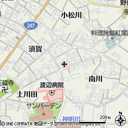 愛知県知多郡美浜町野間須賀10周辺の地図