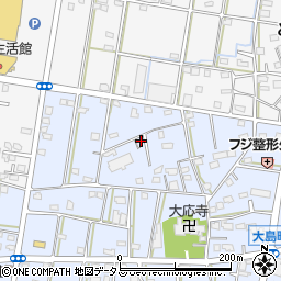 静岡県浜松市中央区大島町1136周辺の地図